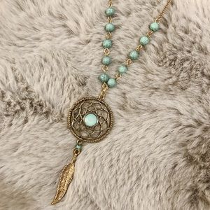 Long Dreamcatcher Necklace
